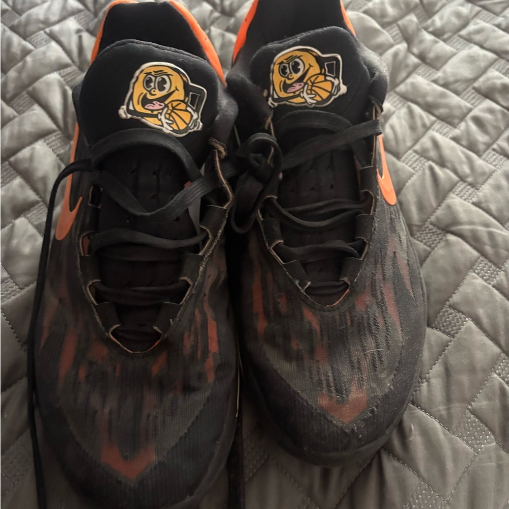 Nike Black and Orange Athletic Shoes